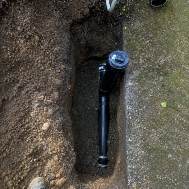 Sewer line condition documented on video during a Portland Metro mainline inspection